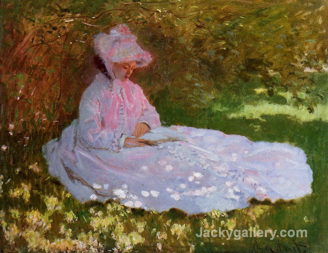 The Reader by Claude Monet paintings reproduction